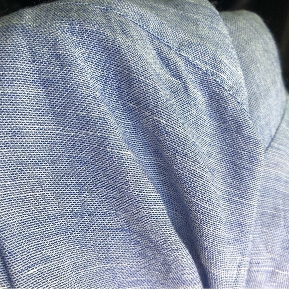 ZARA BASIC COLLECTION Blue Shirt Dress Women Size Xsmall - Picture 9 of 9